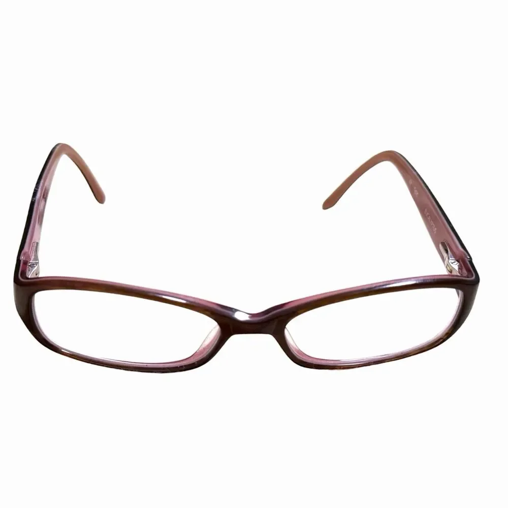 Karen Kane Eucalyptus Eyeglasses Frame Women's Brown Full Rim 53-16-135